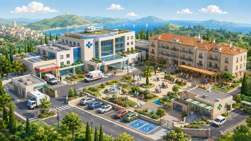 El hospital: escena de ejemplo de IRIS Neural