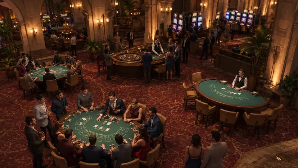Los casinos: escena de ejemplo de IRIS Neural